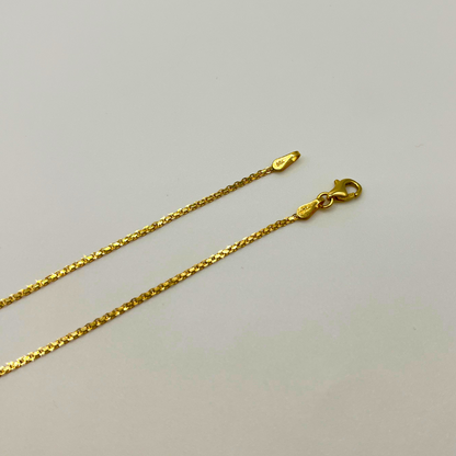 18K Solid Gold Panther Chain Bracelet