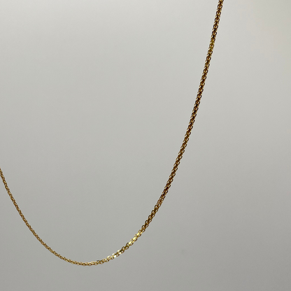 18K Solid Gold Panther Chain Necklace