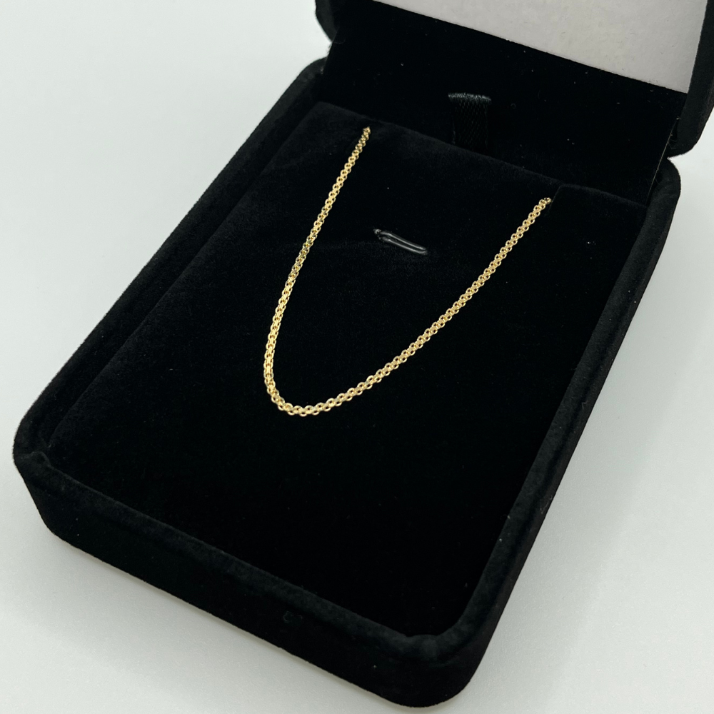 18K Solid Gold Panther Chain Necklace